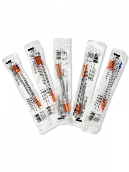 Шприц инсулиновый Медицина U-100 - 0,5 мл х 8 мм / 30G